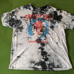 Green Day American Idiot Tour Tee Tie Dye XL